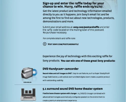 Landing Page - Raffle
